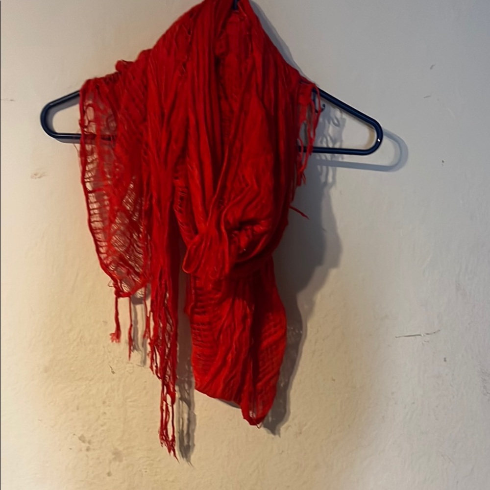 Elegant Red Scarf